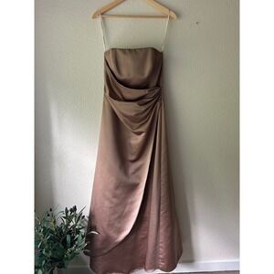 cocktail dresses for curvy women Arden Plus Size Off Shoulder Midi Dress– Hello Curve This solid color Dress Size:43 (US 12) Sleeveless Satin Dress - midi+dress